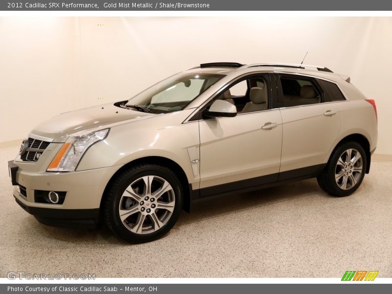 Gold Mist Metallic / Shale/Brownstone 2012 Cadillac SRX Performance
