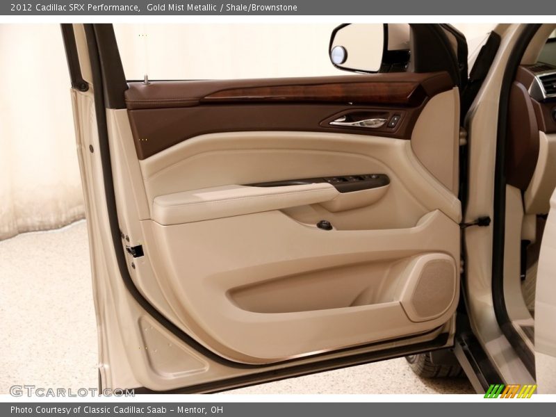 Gold Mist Metallic / Shale/Brownstone 2012 Cadillac SRX Performance