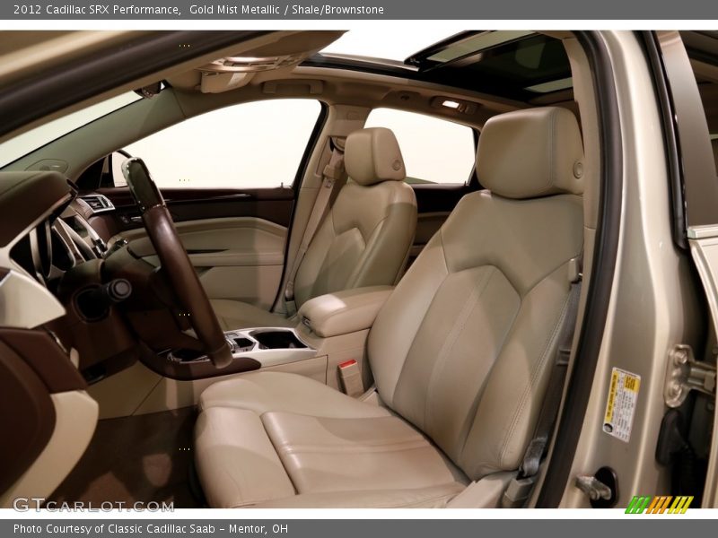 Gold Mist Metallic / Shale/Brownstone 2012 Cadillac SRX Performance