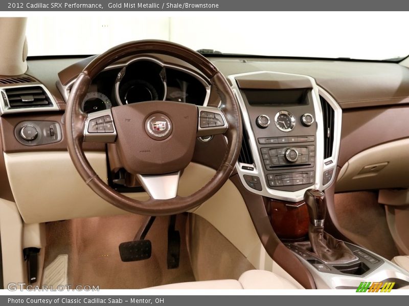 Gold Mist Metallic / Shale/Brownstone 2012 Cadillac SRX Performance