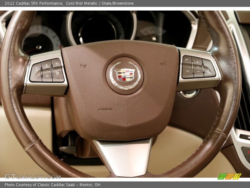 Gold Mist Metallic / Shale/Brownstone 2012 Cadillac SRX Performance