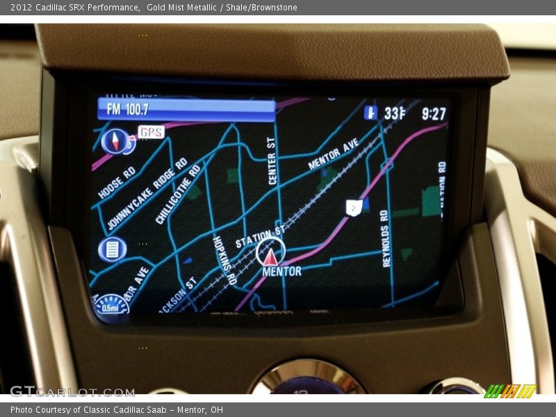 Gold Mist Metallic / Shale/Brownstone 2012 Cadillac SRX Performance