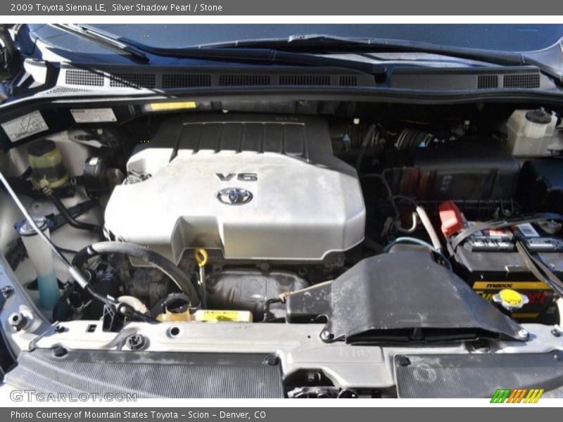 Silver Shadow Pearl / Stone 2009 Toyota Sienna LE