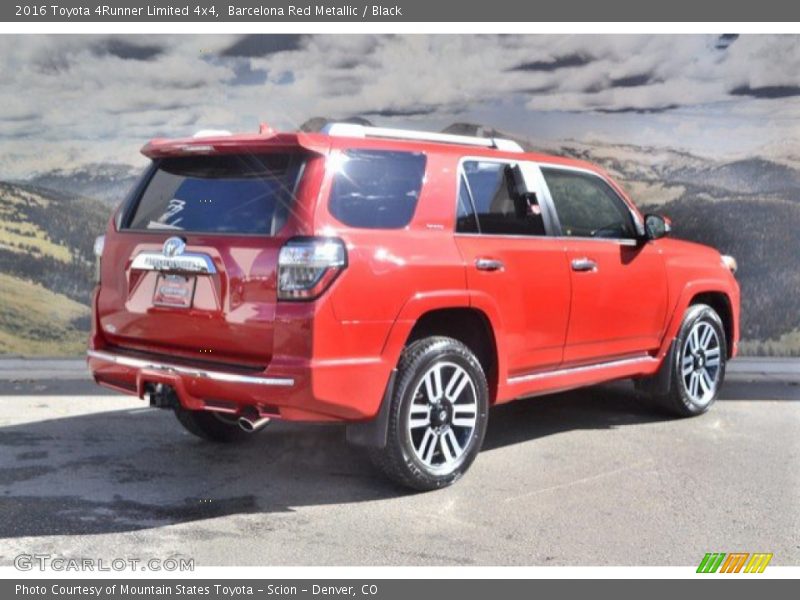 Barcelona Red Metallic / Black 2016 Toyota 4Runner Limited 4x4