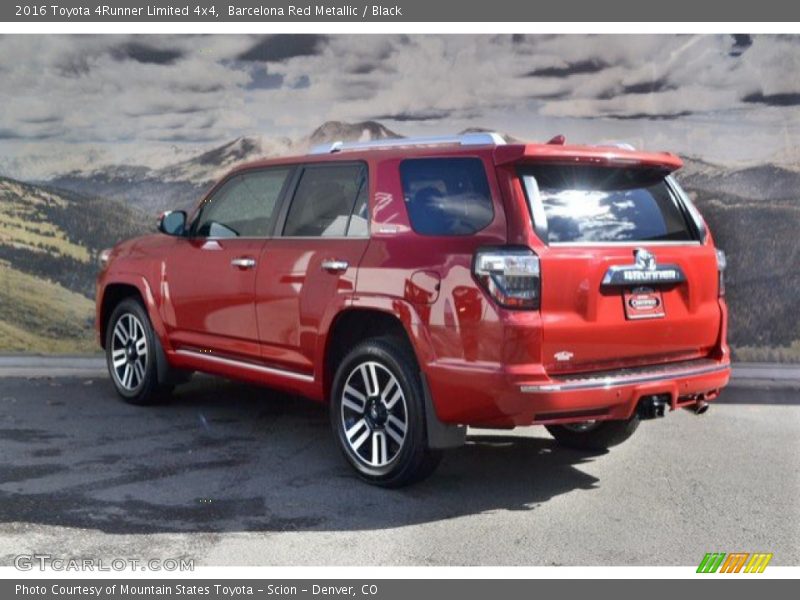 Barcelona Red Metallic / Black 2016 Toyota 4Runner Limited 4x4