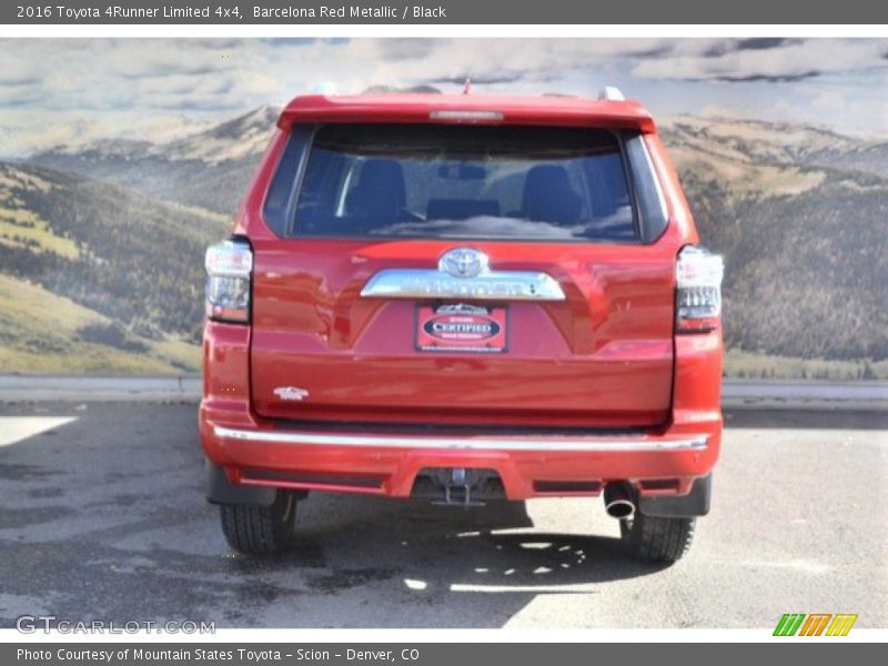 Barcelona Red Metallic / Black 2016 Toyota 4Runner Limited 4x4