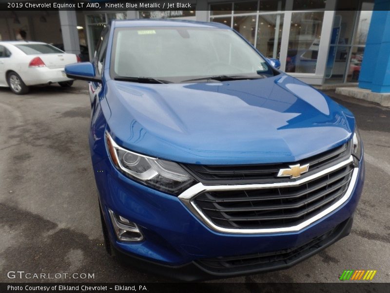 Kinetic Blue Metallic / Jet Black 2019 Chevrolet Equinox LT AWD