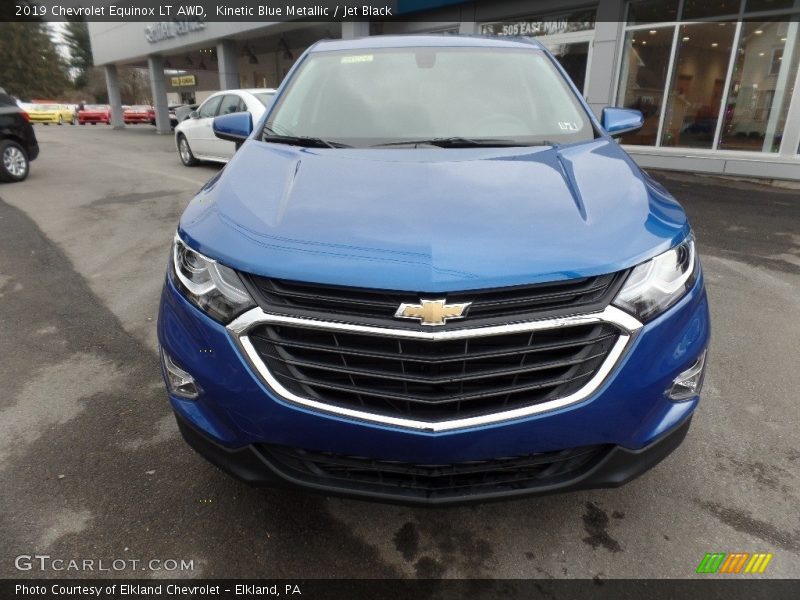 Kinetic Blue Metallic / Jet Black 2019 Chevrolet Equinox LT AWD