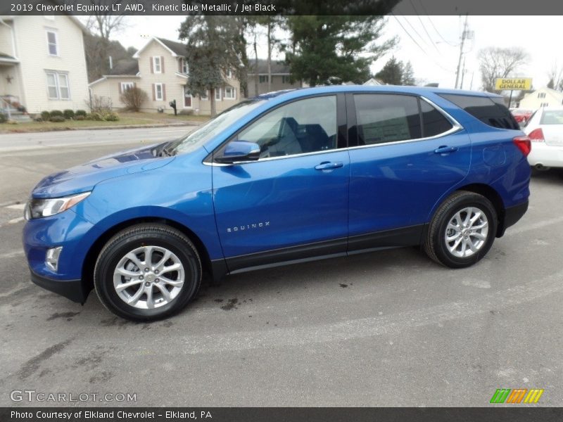 Kinetic Blue Metallic / Jet Black 2019 Chevrolet Equinox LT AWD