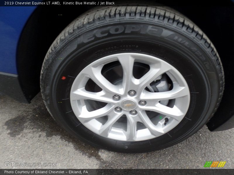 Kinetic Blue Metallic / Jet Black 2019 Chevrolet Equinox LT AWD