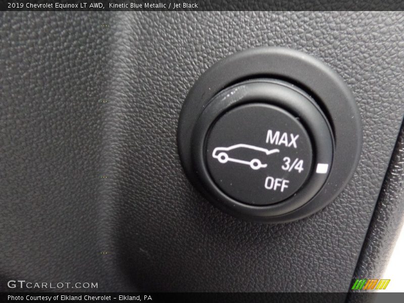 Kinetic Blue Metallic / Jet Black 2019 Chevrolet Equinox LT AWD
