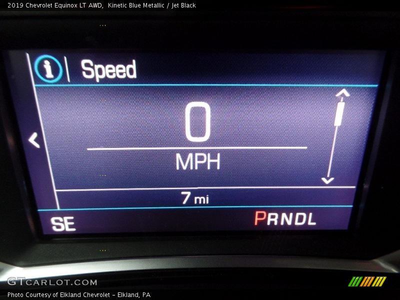 Kinetic Blue Metallic / Jet Black 2019 Chevrolet Equinox LT AWD