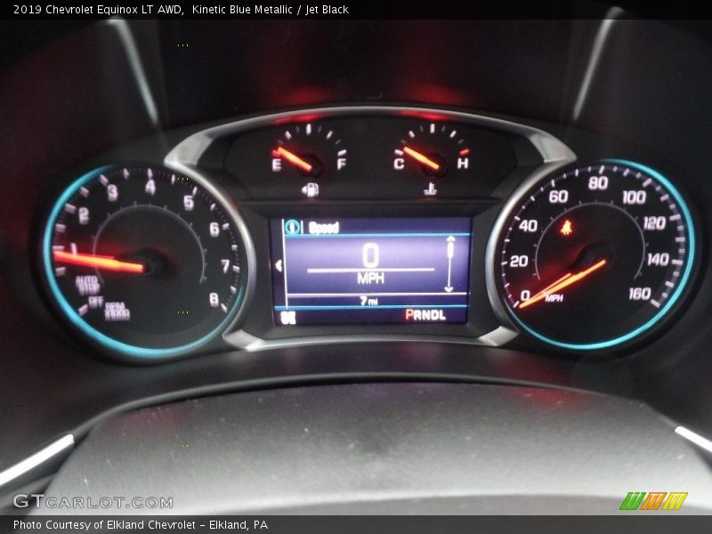 Kinetic Blue Metallic / Jet Black 2019 Chevrolet Equinox LT AWD