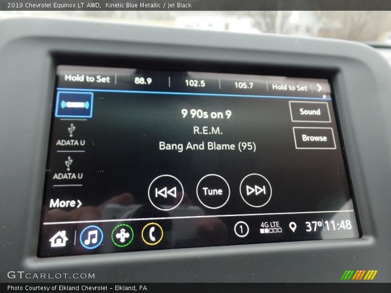 Kinetic Blue Metallic / Jet Black 2019 Chevrolet Equinox LT AWD