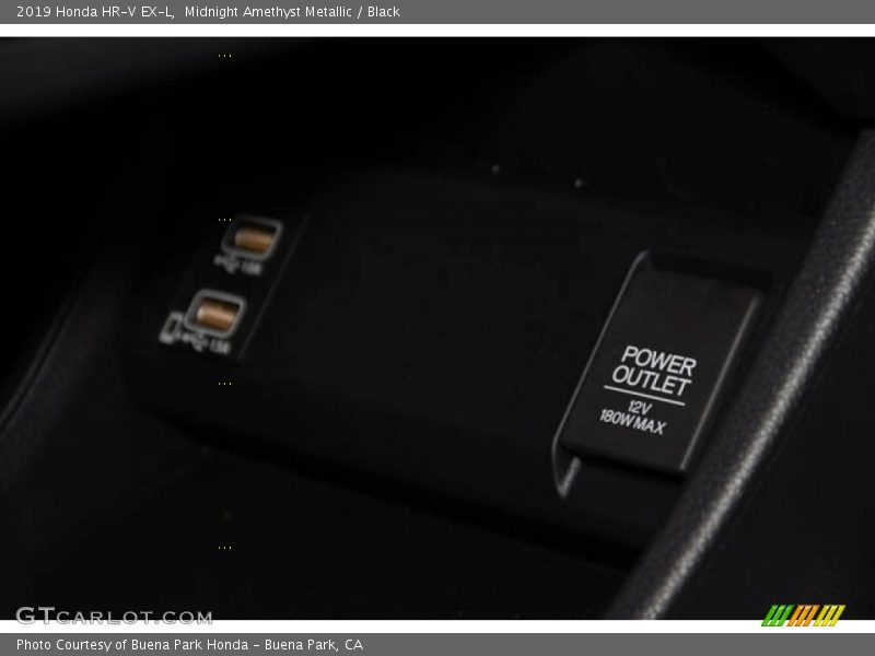 Midnight Amethyst Metallic / Black 2019 Honda HR-V EX-L