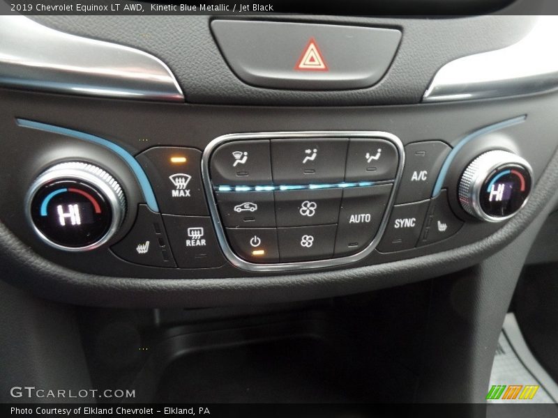 Kinetic Blue Metallic / Jet Black 2019 Chevrolet Equinox LT AWD