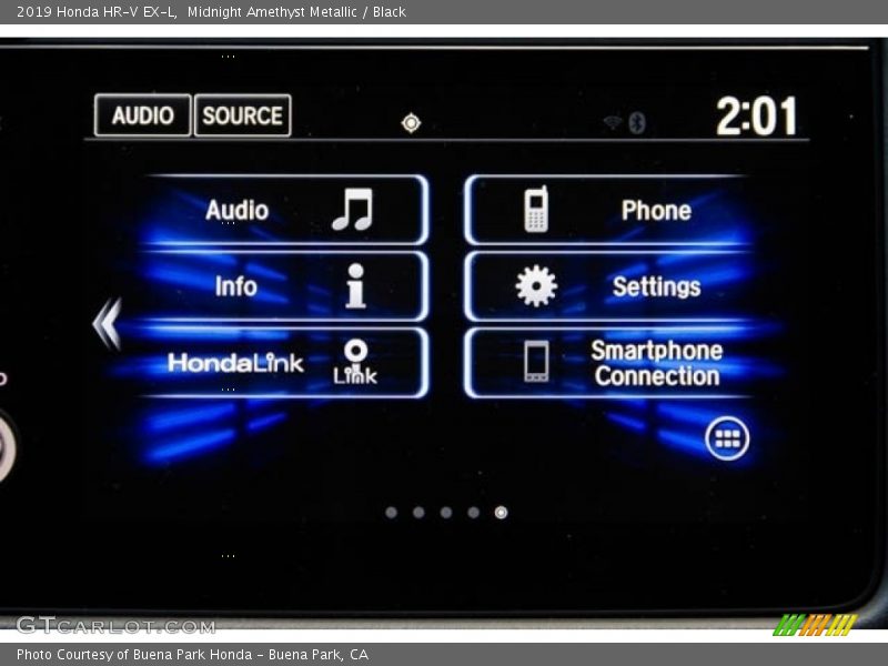 Midnight Amethyst Metallic / Black 2019 Honda HR-V EX-L