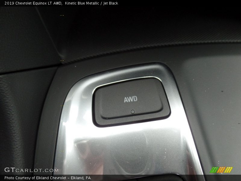 Kinetic Blue Metallic / Jet Black 2019 Chevrolet Equinox LT AWD