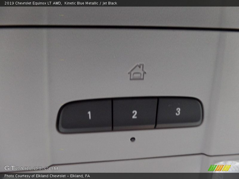 Kinetic Blue Metallic / Jet Black 2019 Chevrolet Equinox LT AWD