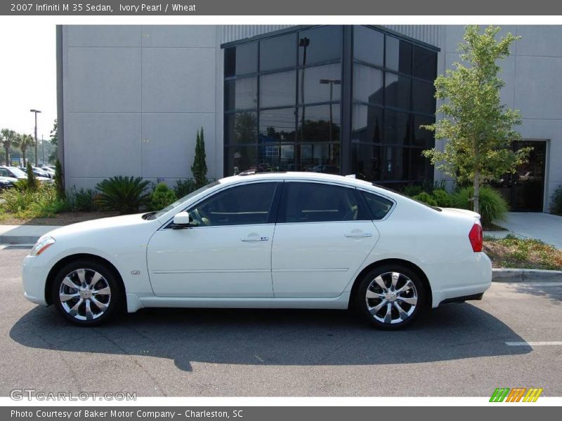 Ivory Pearl / Wheat 2007 Infiniti M 35 Sedan