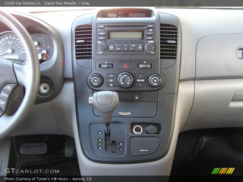 Claret Red Metallic / Gray 2008 Kia Sedona LX