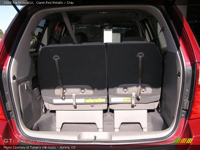 Claret Red Metallic / Gray 2008 Kia Sedona LX