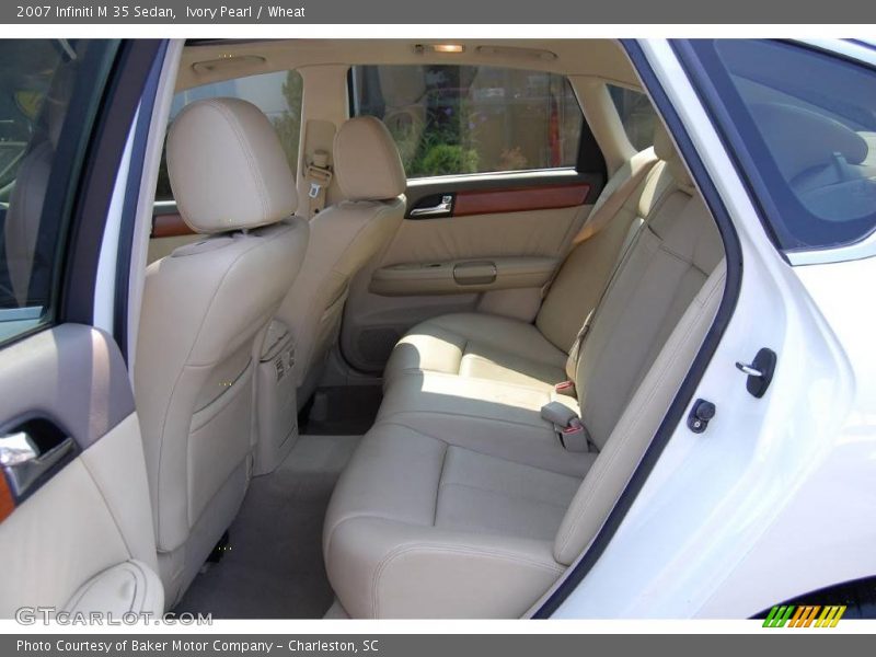 Ivory Pearl / Wheat 2007 Infiniti M 35 Sedan