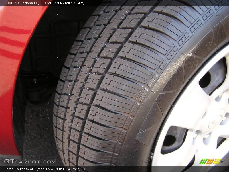 Claret Red Metallic / Gray 2008 Kia Sedona LX