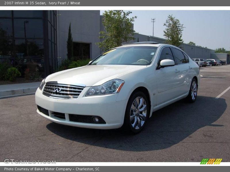 Ivory Pearl / Wheat 2007 Infiniti M 35 Sedan