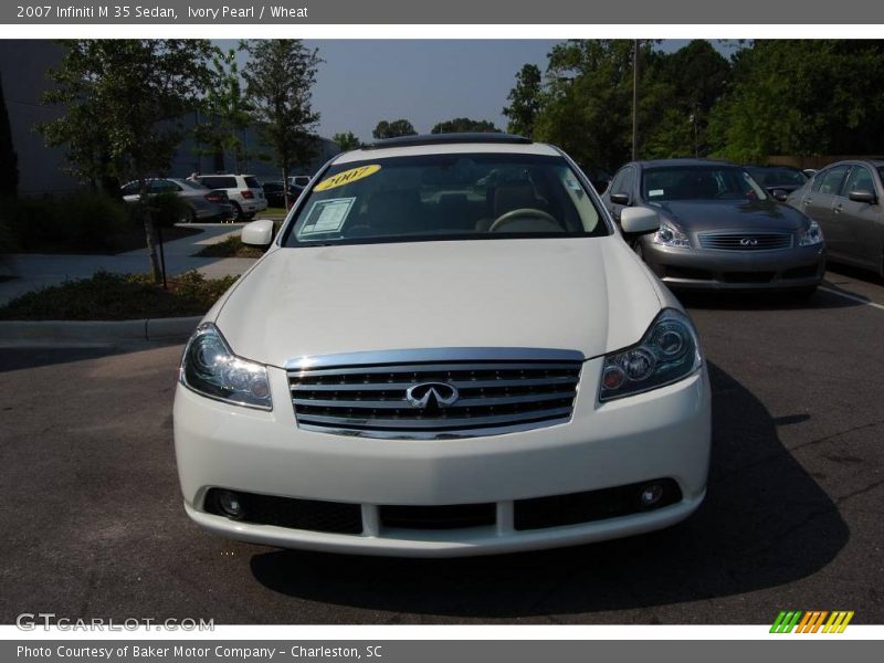 Ivory Pearl / Wheat 2007 Infiniti M 35 Sedan
