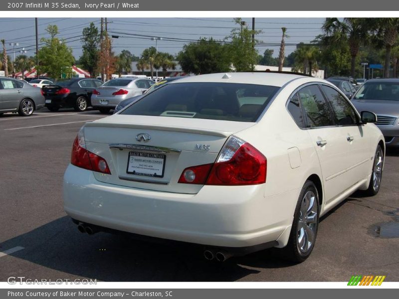 Ivory Pearl / Wheat 2007 Infiniti M 35 Sedan