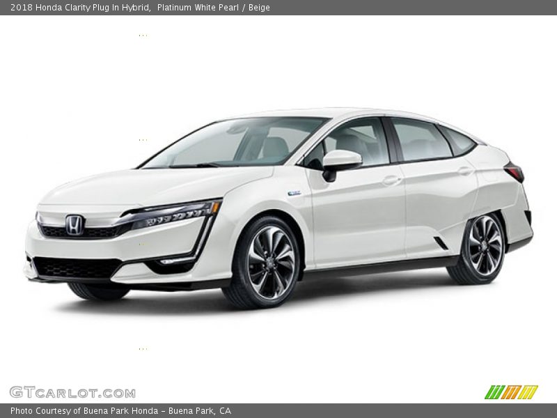 Platinum White Pearl / Beige 2018 Honda Clarity Plug In Hybrid