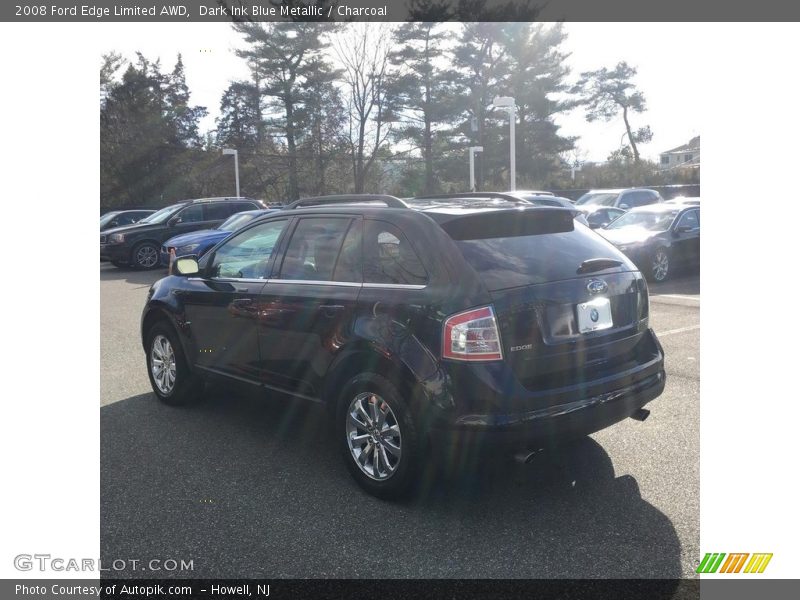 Dark Ink Blue Metallic / Charcoal 2008 Ford Edge Limited AWD