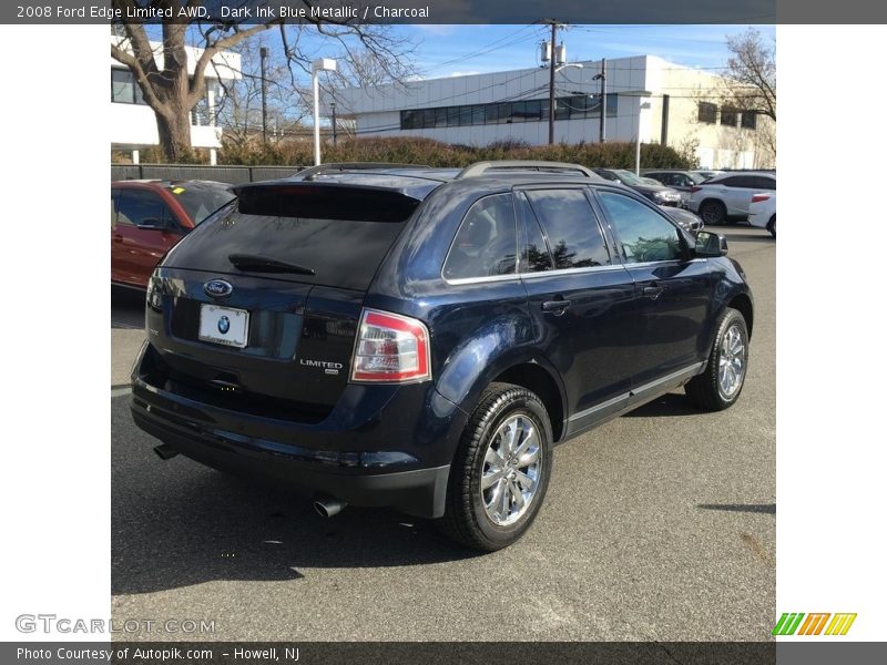 Dark Ink Blue Metallic / Charcoal 2008 Ford Edge Limited AWD