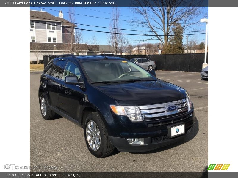 Dark Ink Blue Metallic / Charcoal 2008 Ford Edge Limited AWD