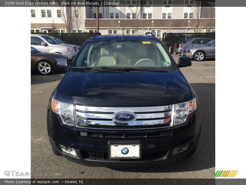 Dark Ink Blue Metallic / Charcoal 2008 Ford Edge Limited AWD