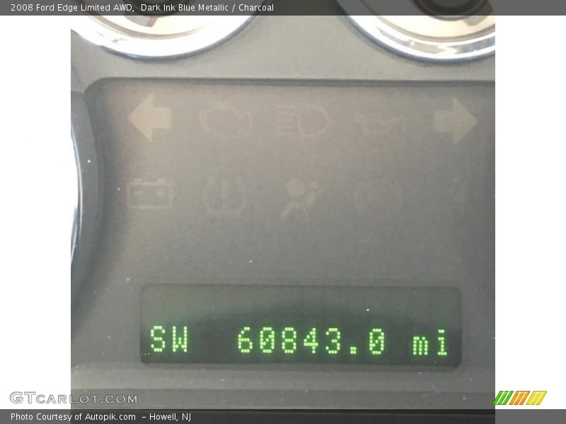 Dark Ink Blue Metallic / Charcoal 2008 Ford Edge Limited AWD