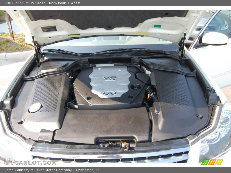 Ivory Pearl / Wheat 2007 Infiniti M 35 Sedan