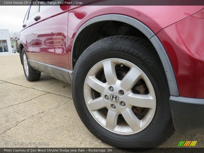 Tango Red Pearl / Gray 2009 Honda CR-V EX 4WD
