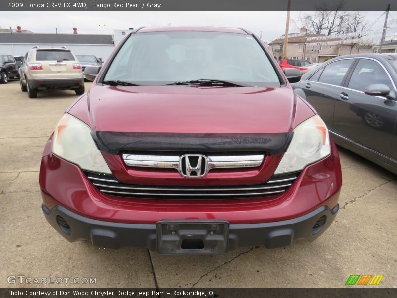 Tango Red Pearl / Gray 2009 Honda CR-V EX 4WD