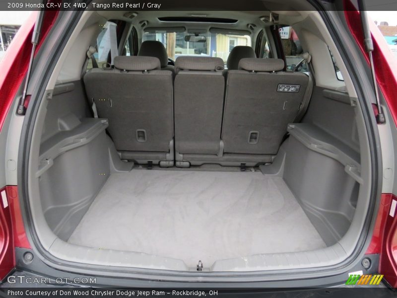 Tango Red Pearl / Gray 2009 Honda CR-V EX 4WD