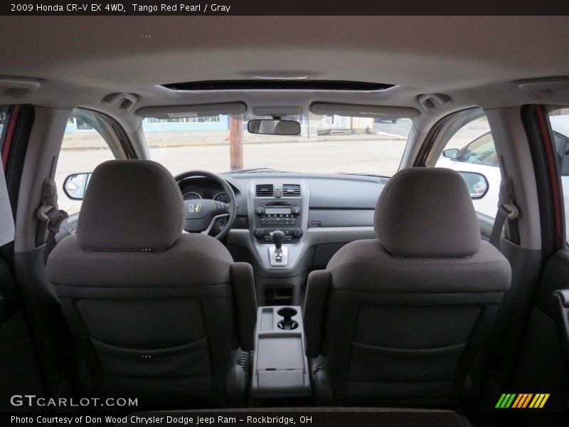 Tango Red Pearl / Gray 2009 Honda CR-V EX 4WD