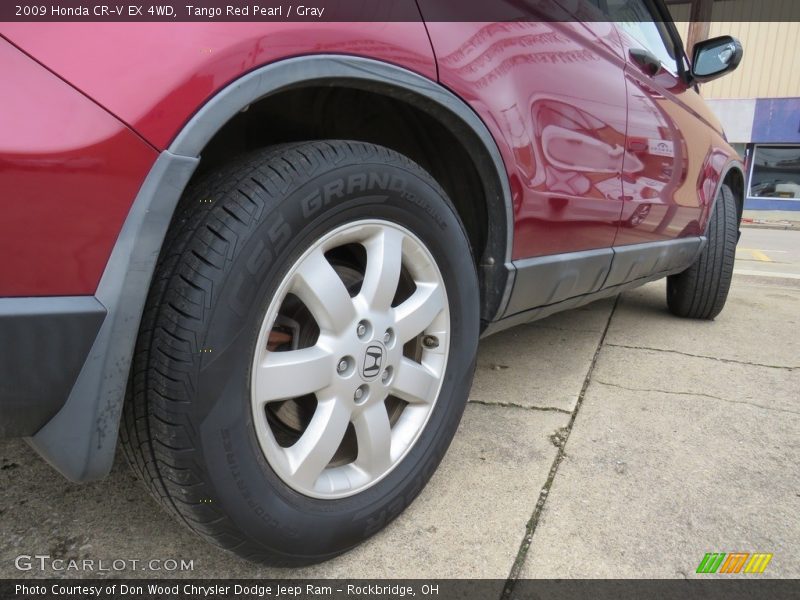 Tango Red Pearl / Gray 2009 Honda CR-V EX 4WD