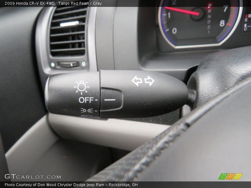 Tango Red Pearl / Gray 2009 Honda CR-V EX 4WD