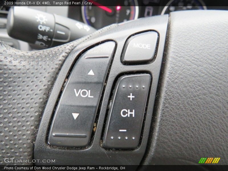 Tango Red Pearl / Gray 2009 Honda CR-V EX 4WD