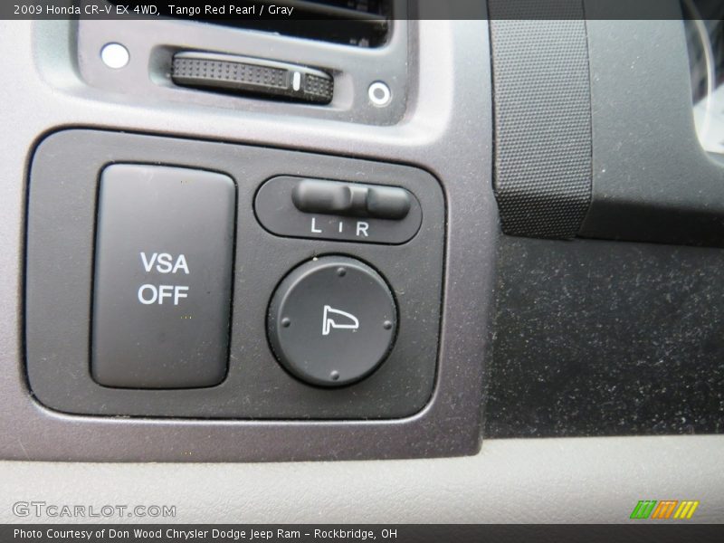 Tango Red Pearl / Gray 2009 Honda CR-V EX 4WD