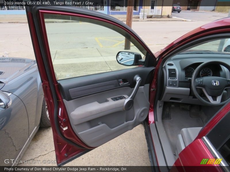 Tango Red Pearl / Gray 2009 Honda CR-V EX 4WD