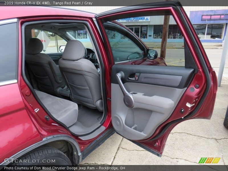 Tango Red Pearl / Gray 2009 Honda CR-V EX 4WD