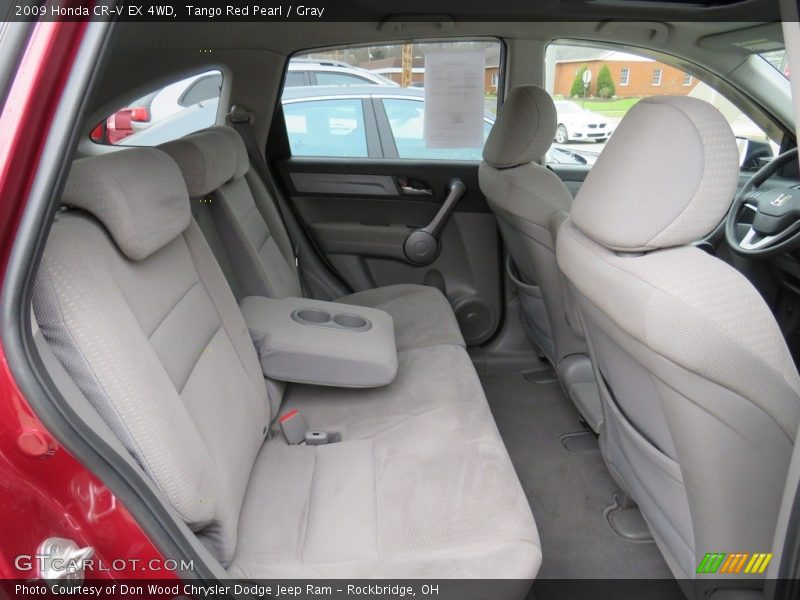 Tango Red Pearl / Gray 2009 Honda CR-V EX 4WD