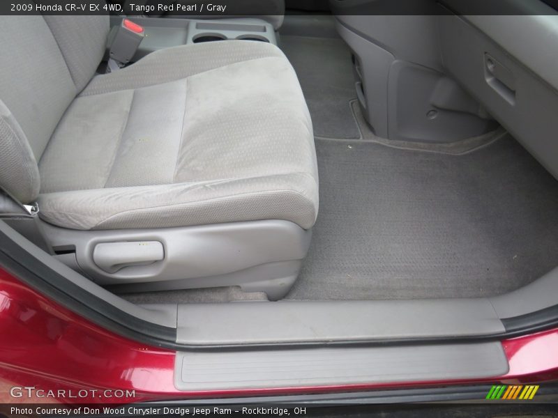 Tango Red Pearl / Gray 2009 Honda CR-V EX 4WD